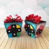 Design de corte para centro de mesa de aniversário no tema games em formatos Studio e PDF.