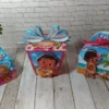 Topper de bolo e elementos decorativos tema Moana prontos para recortar no Studio.