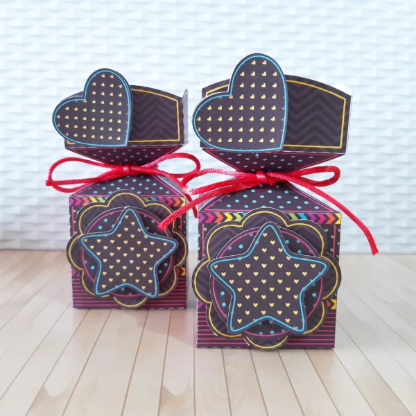 Topper de bolo e elementos de decoração tema balada neon prontos para imprimir e recortar em Studio, PNG e PDF.