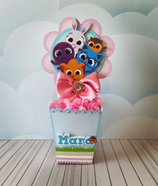 Kit de arquivos digitais para personalizados de aniversário feminino tema Bolofofos.