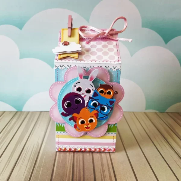 Itens personalizados para festa Bolofofos menina em arquivo digital Studio, PNG e PDF.