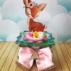 Arquivos de corte para itens de Decoração Bosque Encantado Rosa para imprimir e montar festa de menina.