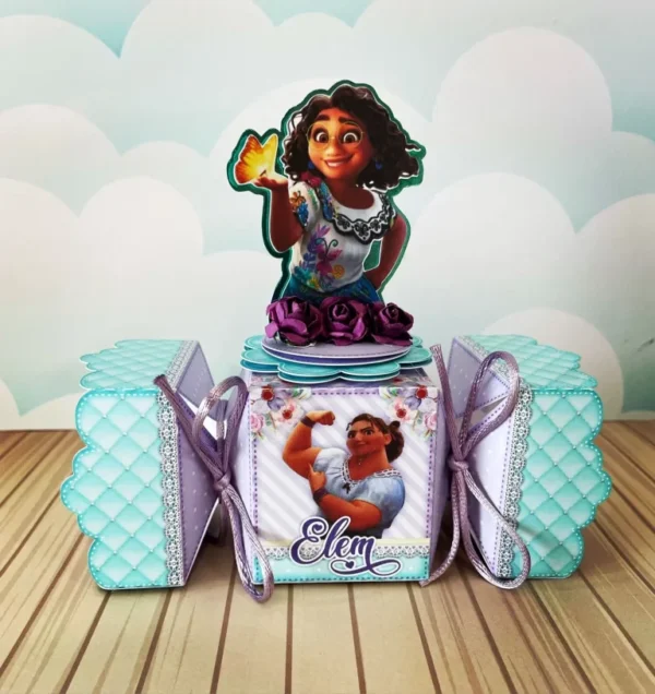 Itens personalizados para decoração de aniversário filme Encanto em arquivo digital Studio, PNG e PDF.