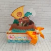 Arquivo digital de corte para itens de festa no tema Moana em formatos Studio, PNG e PDF.