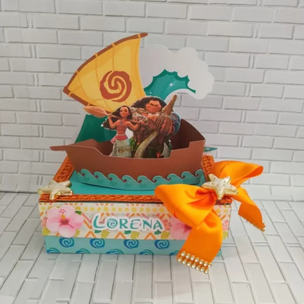 Arquivo digital de corte para itens de festa no tema Moana em formatos Studio, PNG e PDF.