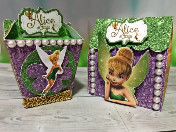 Topo de bolo para imprimir do tema Decoração Festa Infantil Sininho em formato digital Studio.