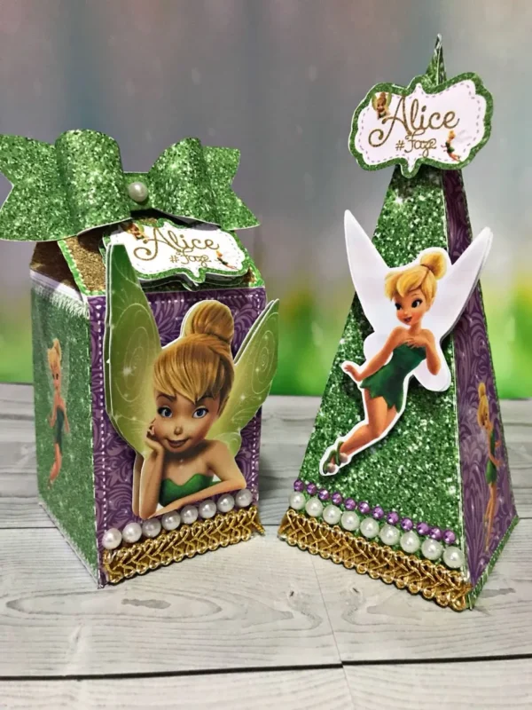 Moldes de scrapfesta para Decoração Festa Infantil Sininho no formato digital Studio para recortar.