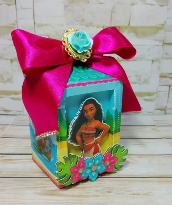 Kit de arquivos digitais para personalizados de aniversário tema Moana Luxo com corte digital e manual.