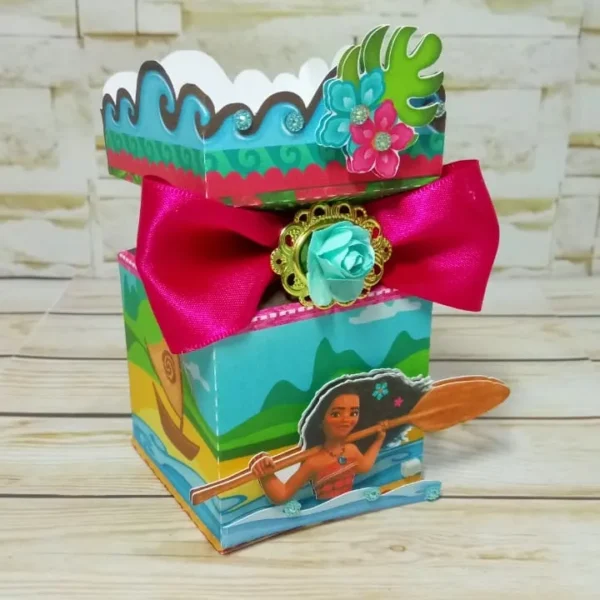 Itens personalizados de luxo para aniversário Moana em arquivo digital Studio e PDF.