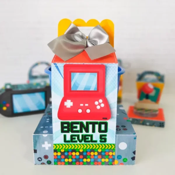 Kit de arquivos digitais para personalizados de aniversário tema games com corte digital e manual.