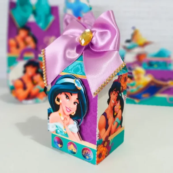 Arquivos de corte para itens de Decoração Jasmine e Aladdin em formatos Studio e PDF para imprimir.