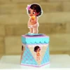 Itens personalizados para decoração de aniversário Moana Bebê em arquivo digital Studio e PDF.