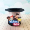 Topper de bolo e elementos de decoração luxo tema Mundo Bita prontos para imprimir e recortar.