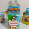 Topper de bolo e elementos de decoração tema Mundo Bita na Praia prontos para imprimir e recortar.