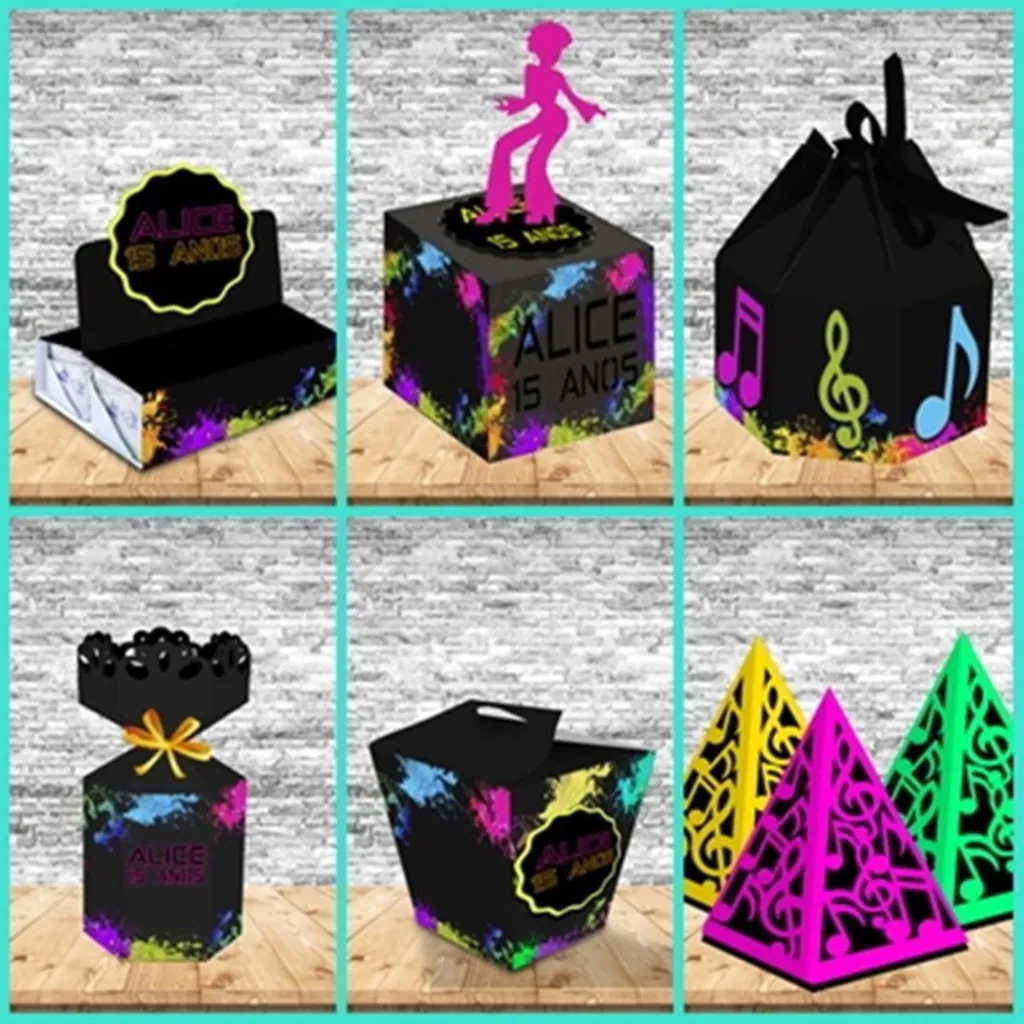 Decoracao Neon Festa Studio E Pdf