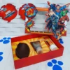 Kit de arquivos digitais para personalizados de Páscoa tema Vingadores com corte digital e manual.