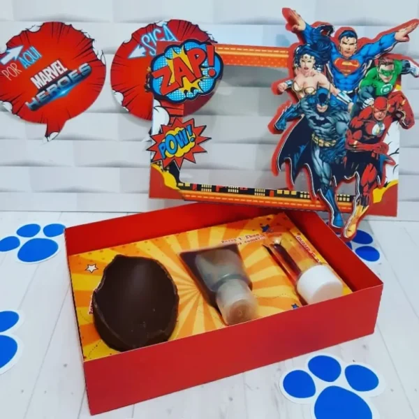 Kit de arquivos digitais para personalizados de Páscoa tema Vingadores com corte digital e manual.