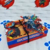 Itens personalizados para decoração de Páscoa Vingadores em arquivo digital Studio e PDF.