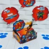 Itens de decoração de Páscoa tema Vingadores prontos para imprimir e recortar.