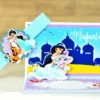 Moldes digitais com elementos do castelo e palácio para Decoração Princesa Jasmine em Studio e PDF.