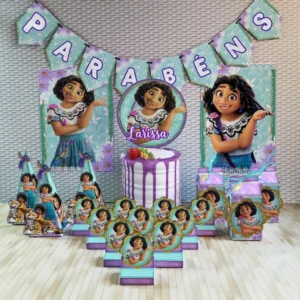 Arquivo digital de corte para itens de decoração tema Encanto Disney em formatos Studio, PNG e PDF.