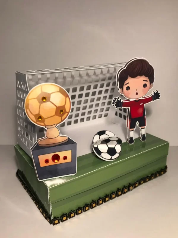 Kit de arquivos digitais para personalizados de aniversário tema futebol com corte digital e manual.