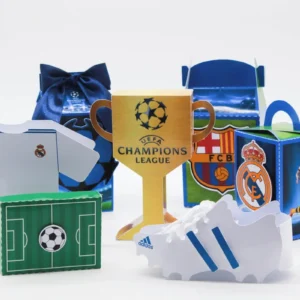 Arquivo digital de corte para decoração de aniversário no tema futebol em formato Silhouette Studio.