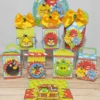 Kit digital de personalizados para decoração de festa Angry Birds nos formatos Silhouette Studio e PDF.