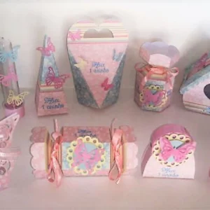 Decoração de borboleta aniversário studio