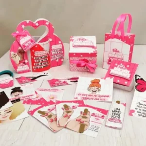 Kit digital de personalizados para Decoracao Festa Dia da Mulher nos formatos Studio e PDF para scrapfesta.