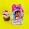 Kit de arquivos digitais para personalizados de aniversário tema Moana com corte digital e manual.