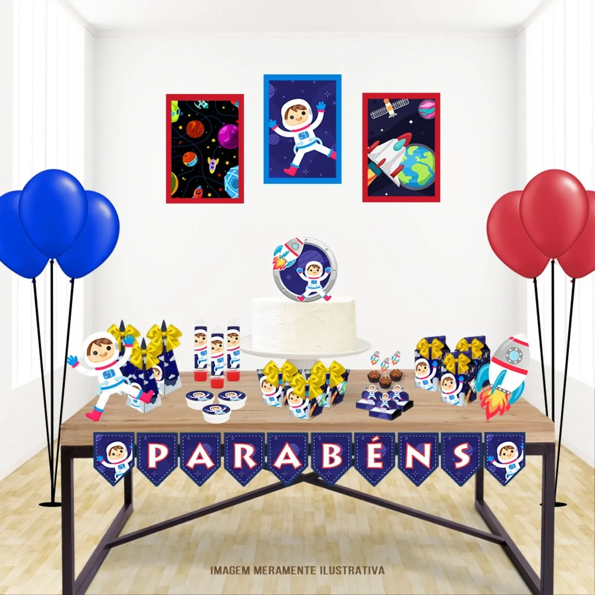 Festa Astronauta Infantil Studio e Pdf