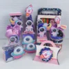 Kit digital de personalizados para Festa Astronauta Menina nos formatos Studio, PNG e PDF para decoração infantil.