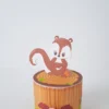 Moldes digitais com elementos da floresta para Festa Bosque Encantado Menina em Studio, PNG e PDF para impressão.
