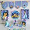 Kit digital de personalizados para Festa da Princesa Jasmine nos formatos Studio, PNG e PDF para scrapfesta.