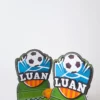 Itens de festa e elementos de decoração tema futebol prontos para imprimir e recortar.