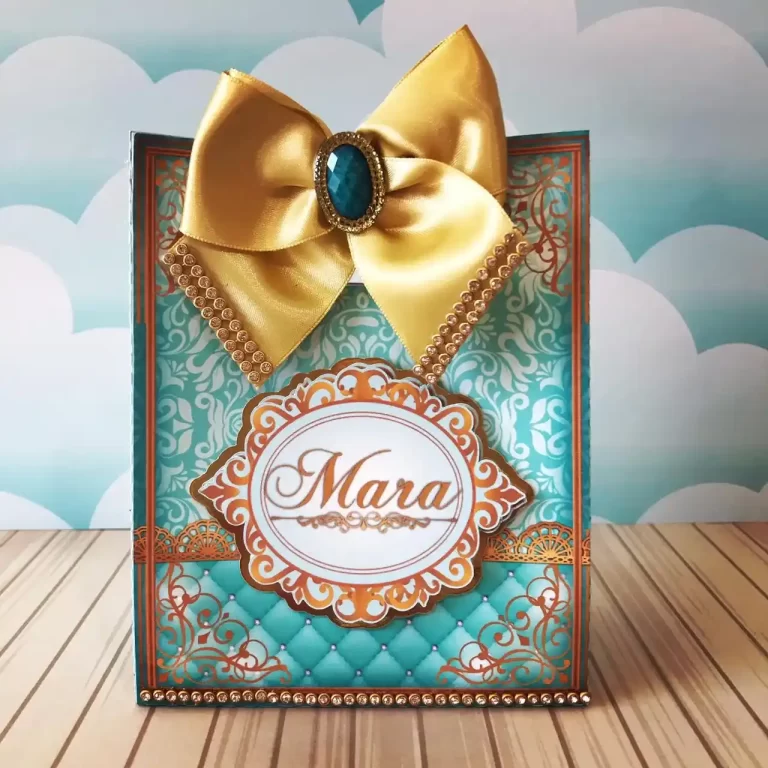 Caixinhas personalizadas de debutante azul tiffany prontas para recorte nos formatos Studio e PDF.