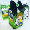 Itens personalizados para festa de aniversário de futebol em arquivo digital Studio e PDF.
