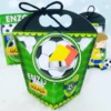 Kit de arquivos digitais para personalizados de aniversário tema futebol com corte digital e manual.