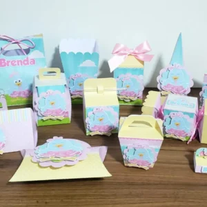 Kit digital de personalizados para Festa Galinha Pintadinha nos formatos Studio, PNG e PDF para scrapfesta.