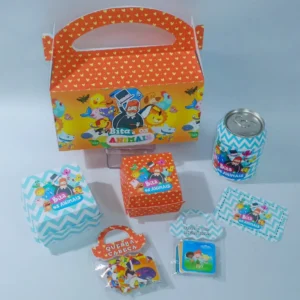 Arquivo digital de corte para kit festa na escola no tema Mundo Bita em formatos Studio e PDF.
