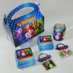 Arquivo digital de corte para kit festa na escola no tema Vingadores em formatos Studio e PDF.