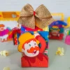 Topper de bolo e elementos de decoração tema Bita Junino prontos para imprimir e recortar.