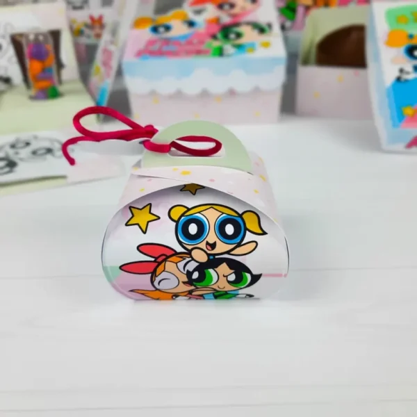 Kit de arquivos digitais para personalizados de Páscoa tema Meninas Superpoderosas com corte digital e manual.
