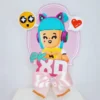 Arte digital de personalizados PK XD e topo de bolo em formato Studio e PDF para festa infantil.