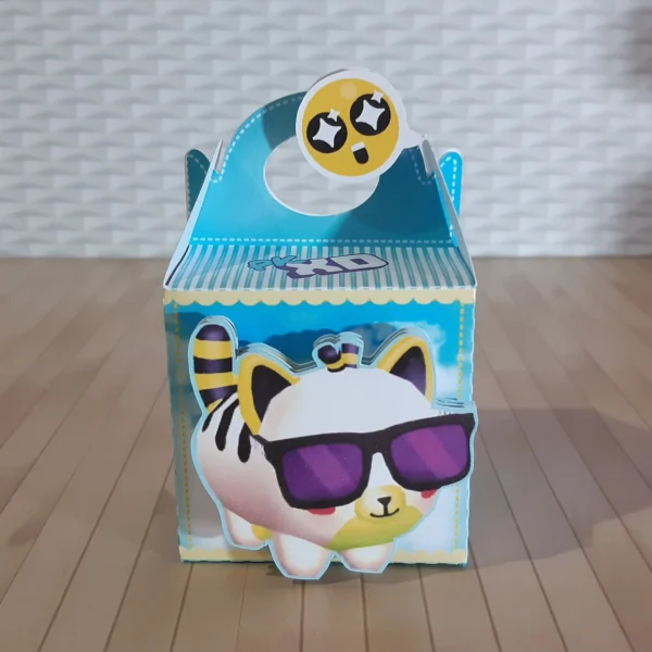 Modelos digitais de decoração tema PK XD em Studio, PNG e PDF para recorte e impressão.