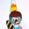 Itens personalizados para aniversário tema Pool Party em arquivo digital Studio e PDF.
