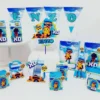 Kit completo de tema de aniversário do PK XD nos formatos Studio e PDF para decoração de festa.