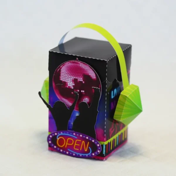 Kit de arquivos digitais para personalizados de aniversário infantil tema neon com corte digital e manual.