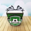Topper de bolo e elementos de decoração tema futebol prontos para imprimir e recortar.